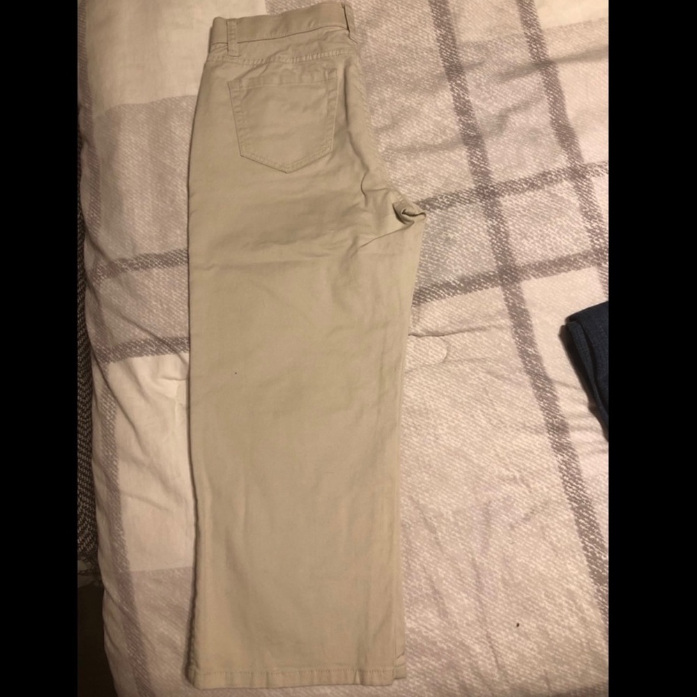 Merona stretch wide leg, crop pants